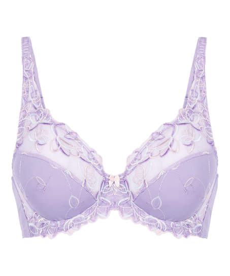 Diva Non-Padded Underwired Bra, Purple