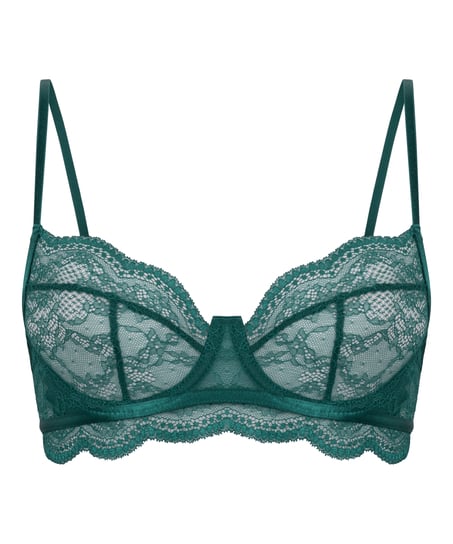 Isabelle Non-Padded Underwired Bra, Green