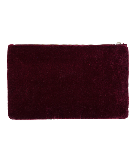 Beaded Pouch, Purple