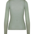 super soft Lace V-Neck shirt with Cashmere, Green