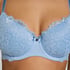 Marine Padded Underwired Bra, Blue