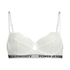 Honey Non-Padded Underwired Bra, White
