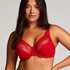 Diva Non-Padded Underwired Bra, Red