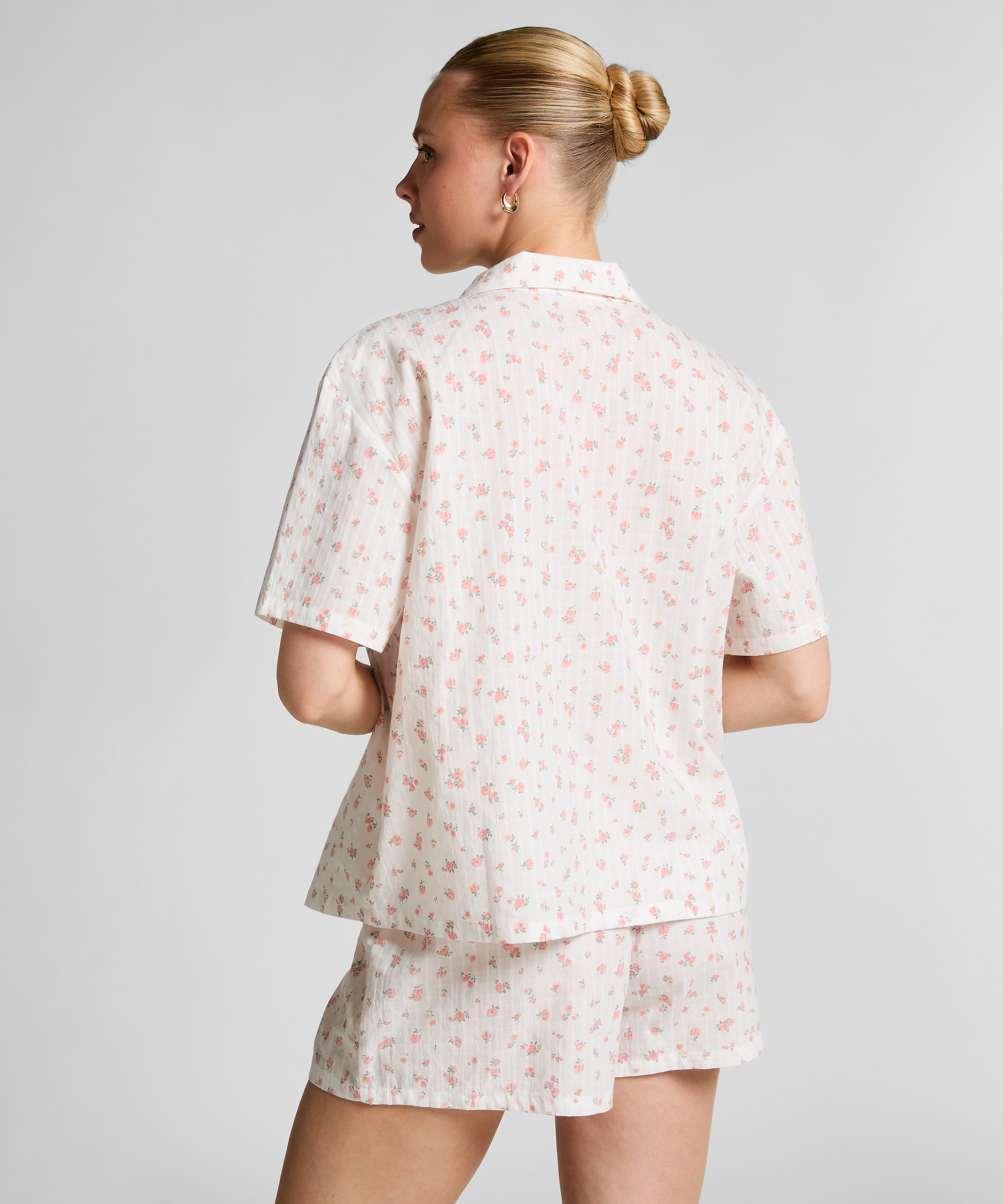 Pyjama Jacket, White, main
