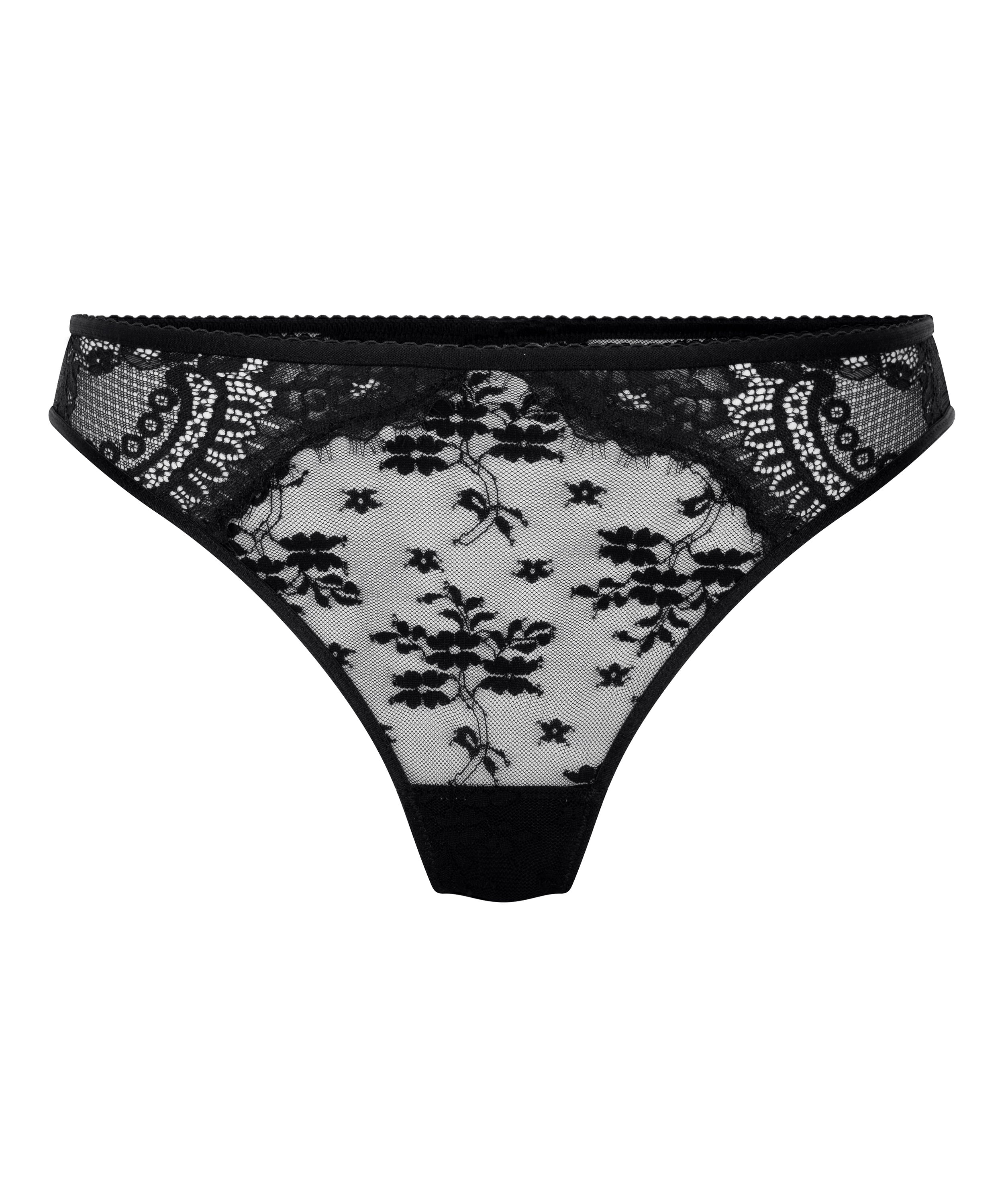 Lou Highleg thong, Black, main