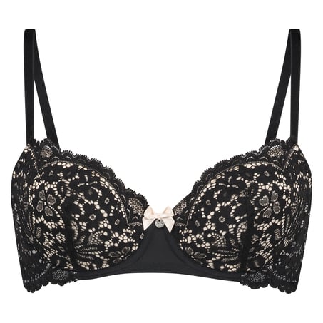 Marina Padded Underwired Bra, Black