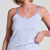 Cami Lace Top Pointelle, Blue