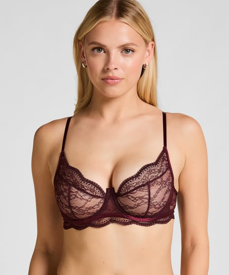 Isabelle Non-Padded Underwired Bra, Purple