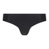 Invisible cotton thong, Black