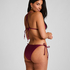 Marrakech Triangle Bikini Top, Red