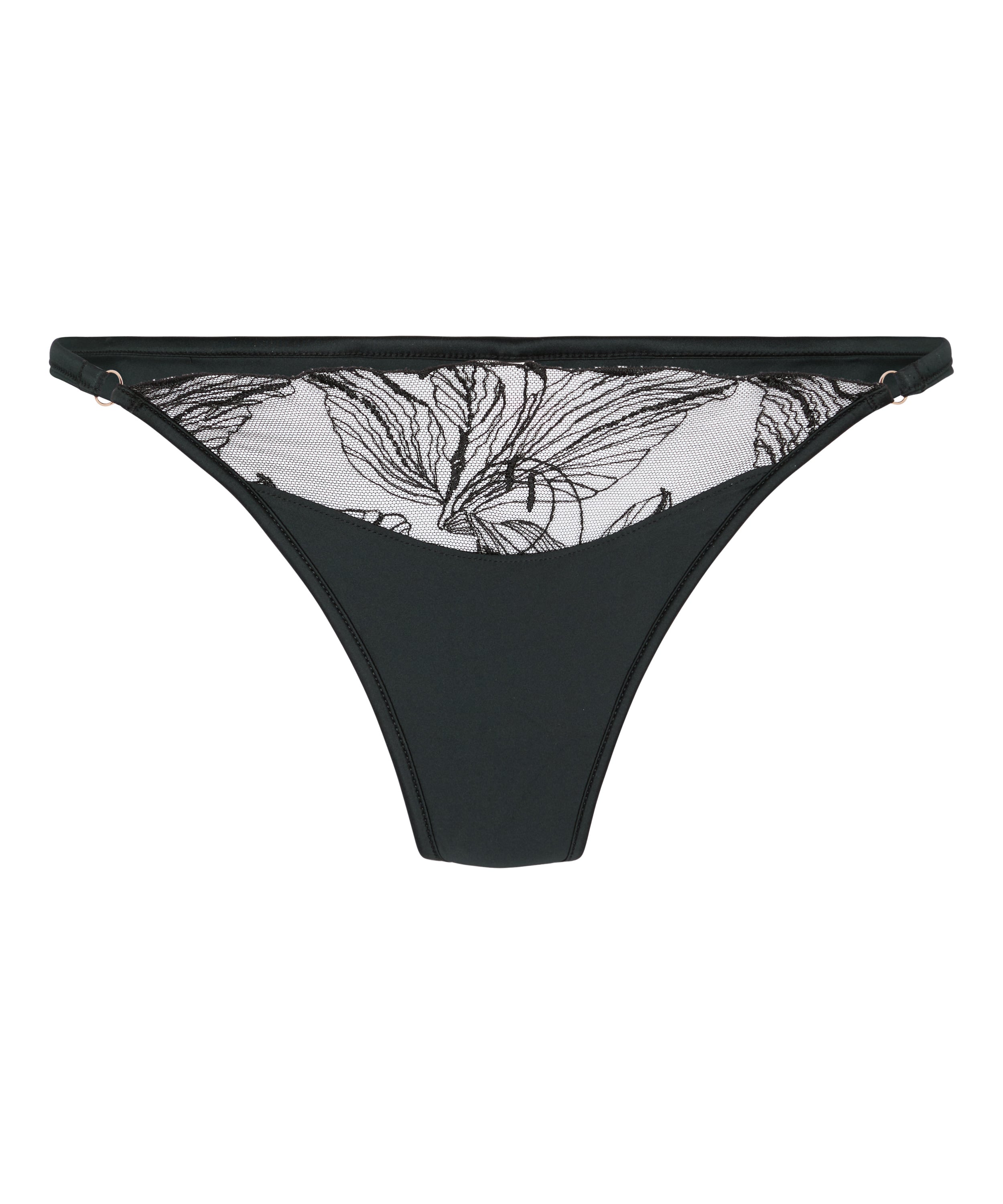 Highleg Thong Ellen, Black, main