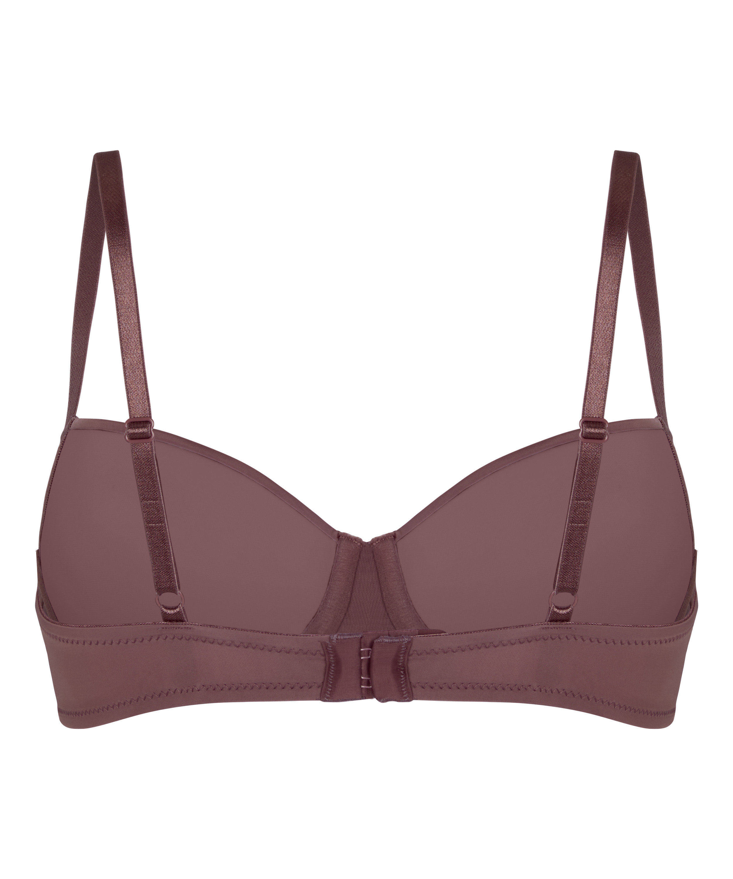 Demi Padded Underwired Bra, Brown, main