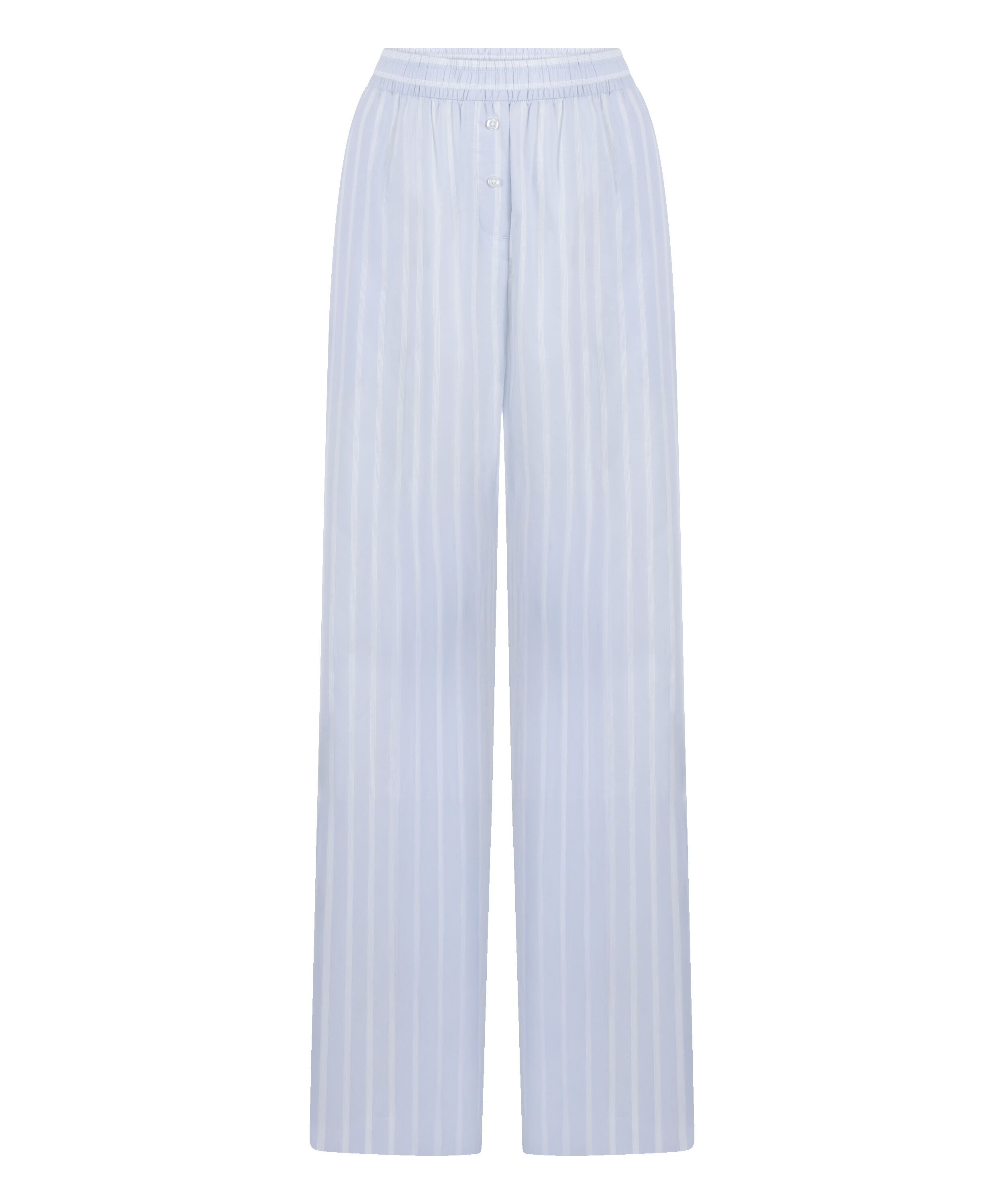 Pant Woven Cotton Stripe, Blue