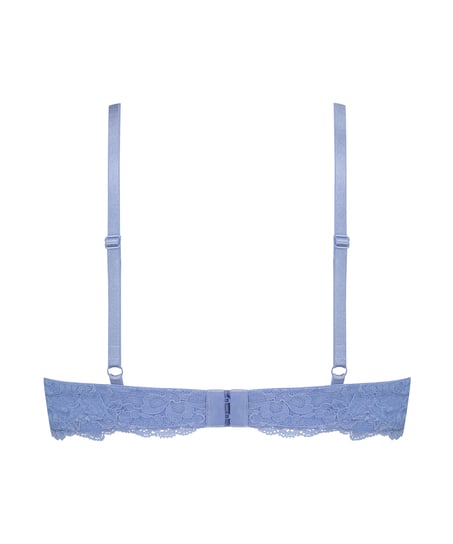 Marine Non-Padded Underwired Bra, Blue