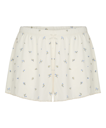 Daisy Pyjama Short, White