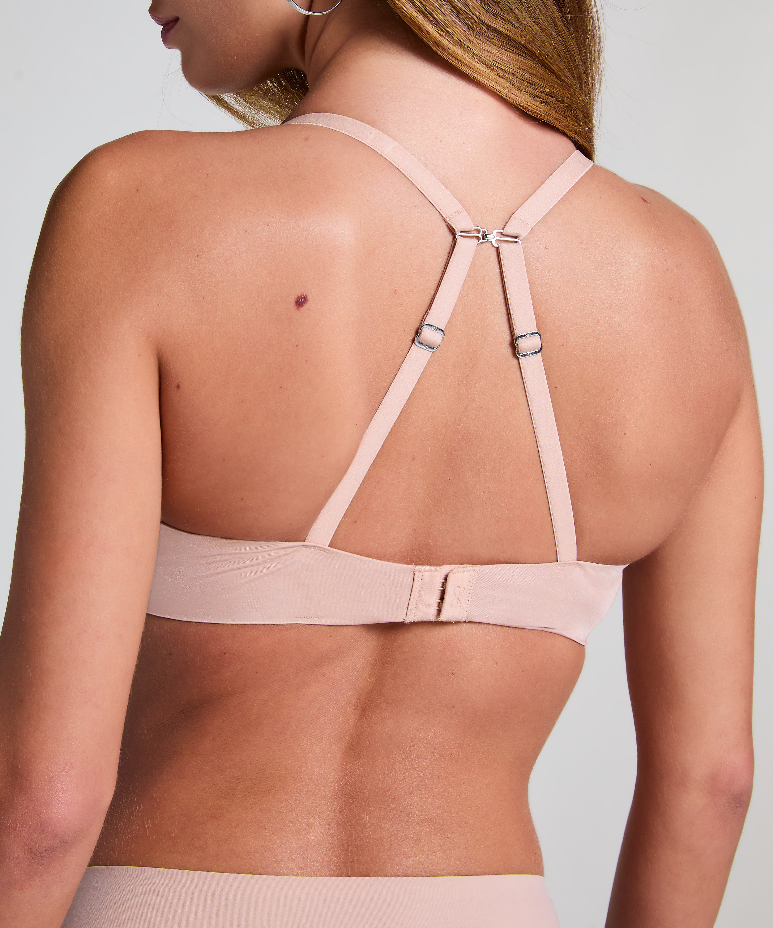 Smooth Non-Padded Underwired Bra, Beige, main
