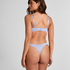 Lace & Shine Thong, Purple