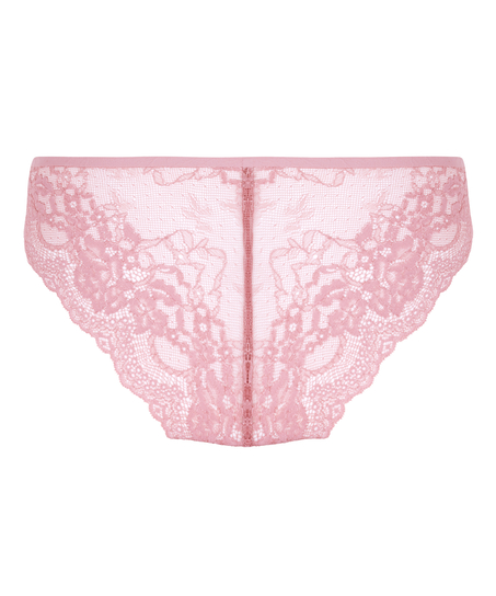 Invisible Lace Back Brazilian, Pink