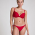 Luna String Bikini Bottom, Red