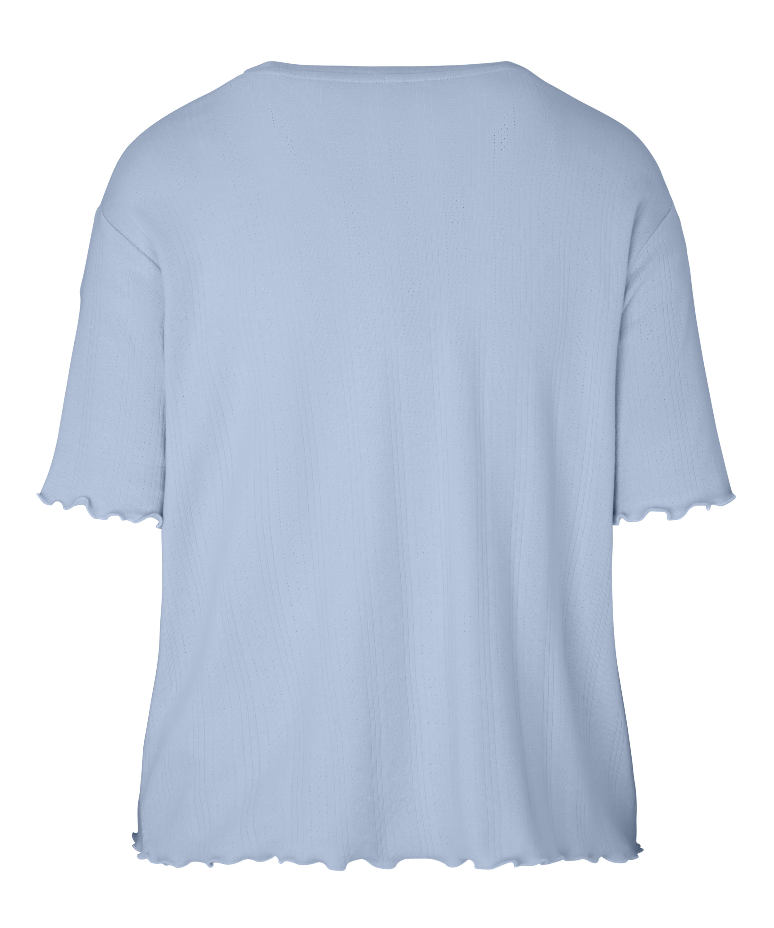 Pyjama Top Pointelle, Blue, main
