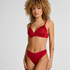 Mona padded non-underwired bra, Red