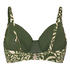 Non-Padded Underwired Bikini Top Cancun, Green