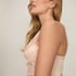 Non-Padded Underwired Longline Bra Sylvia, Beige