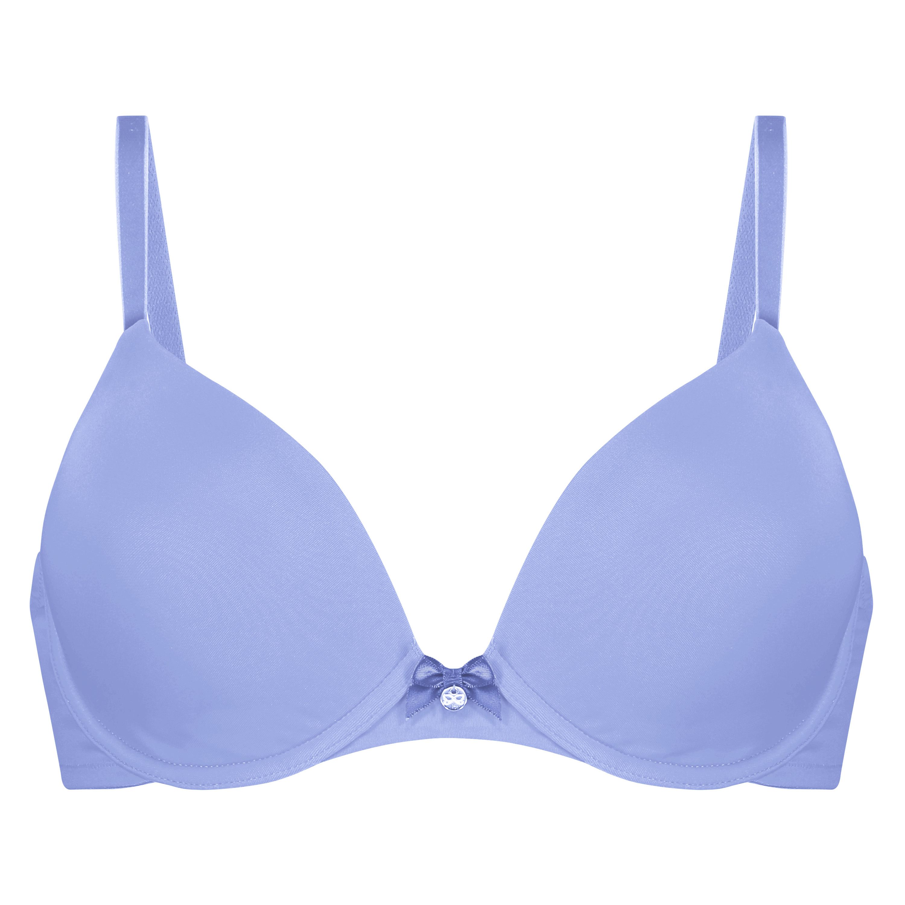 Plunge Padded Underwired Bra, Purple, main