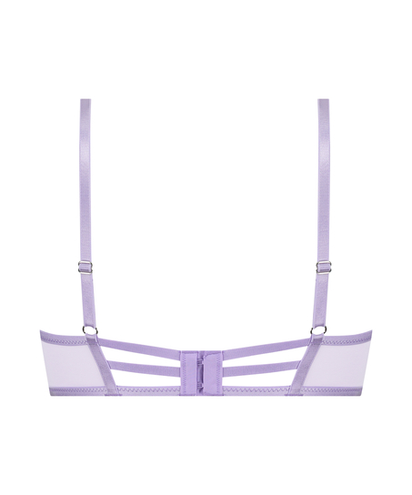 Lillia Non-Padded Underwired Longline Bra, Purple