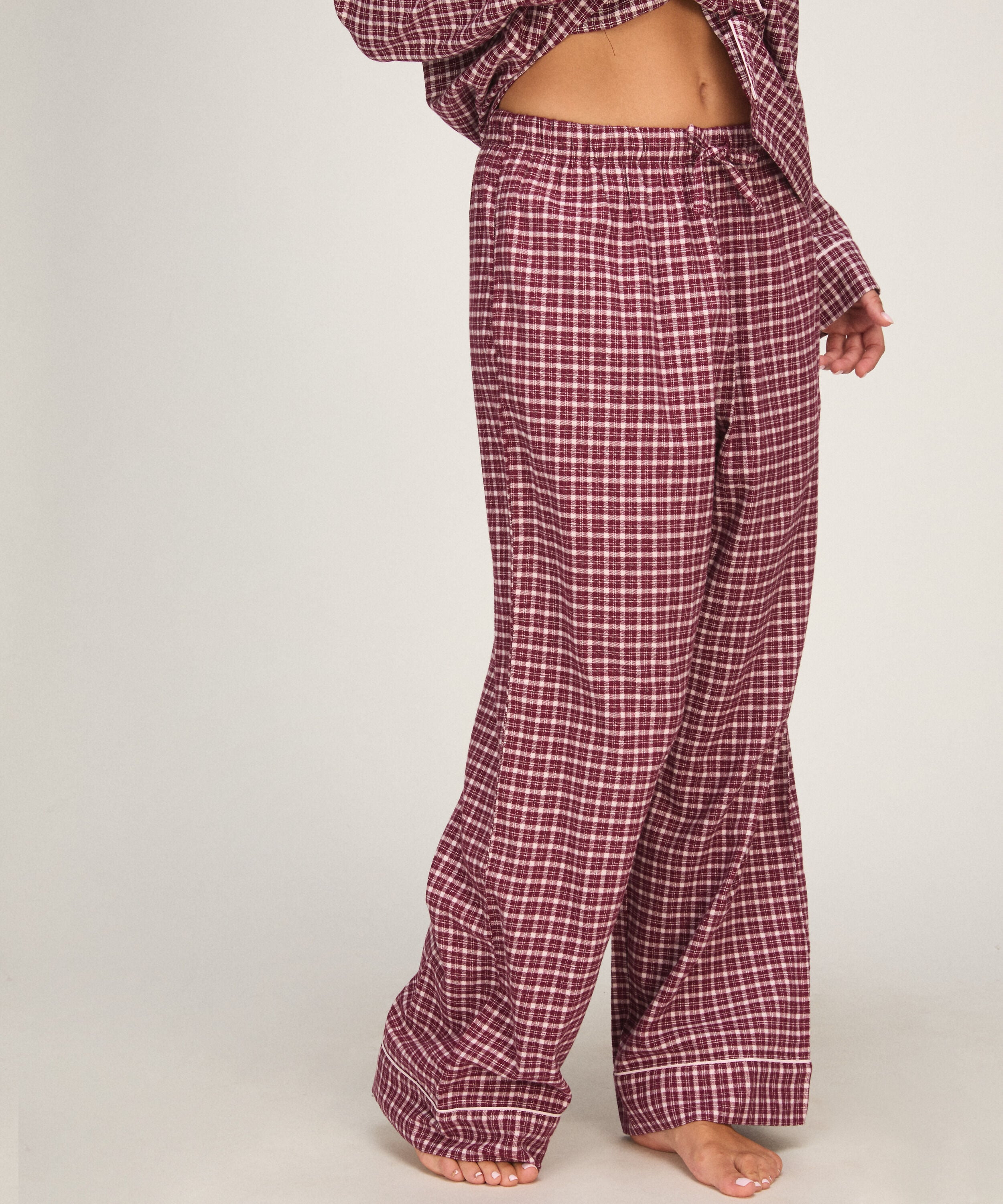 Check Pyjama Pants, Pink