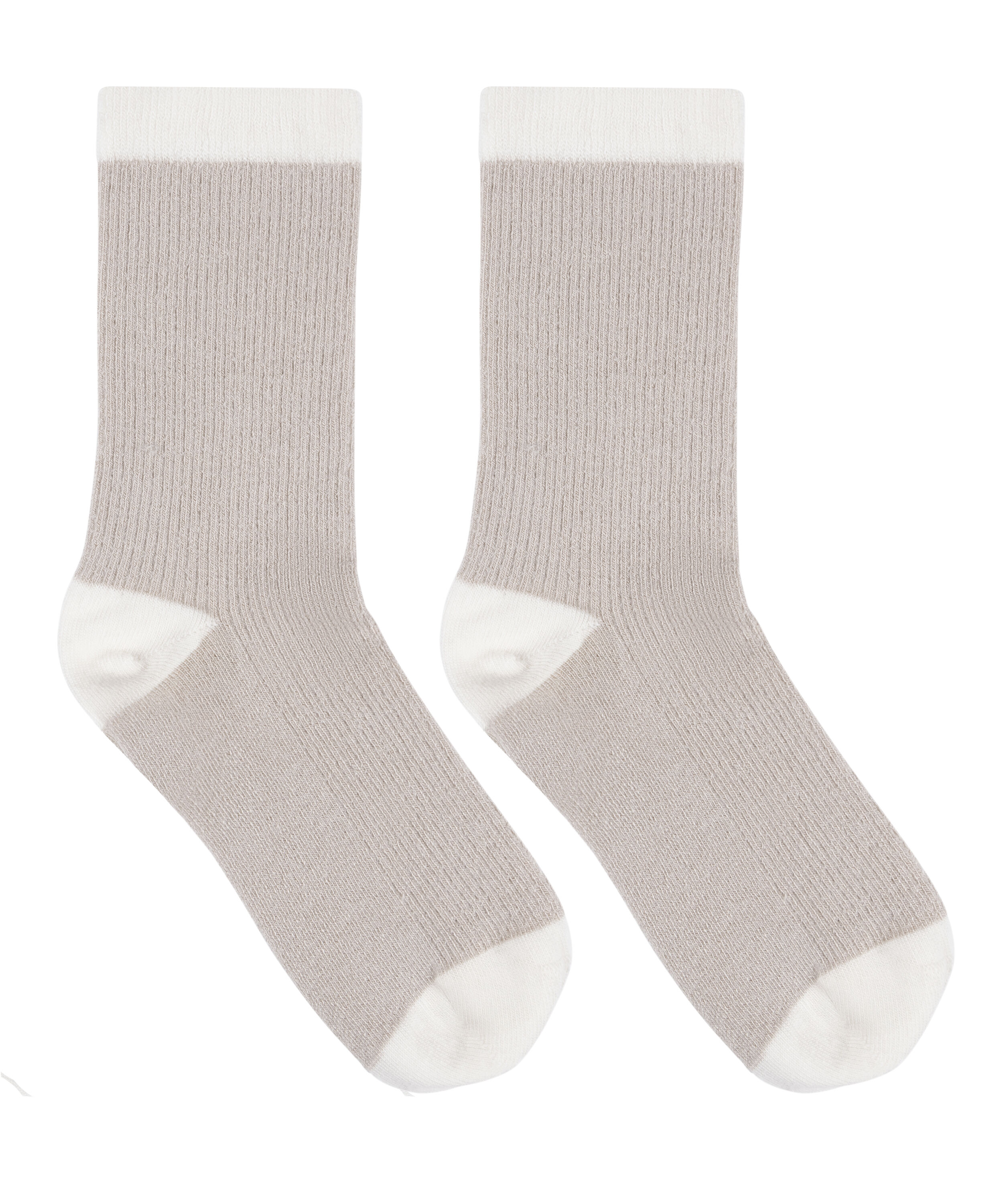 Modal Crew Socks, Beige