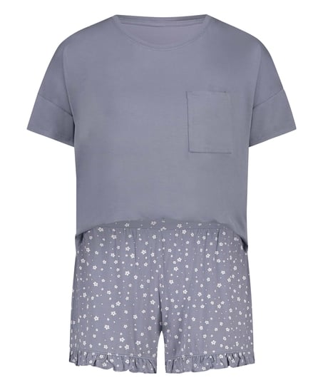 Short Pyjama Set, Purple