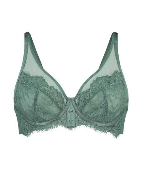 Bella Non-Padded Underwired Bra, Green
