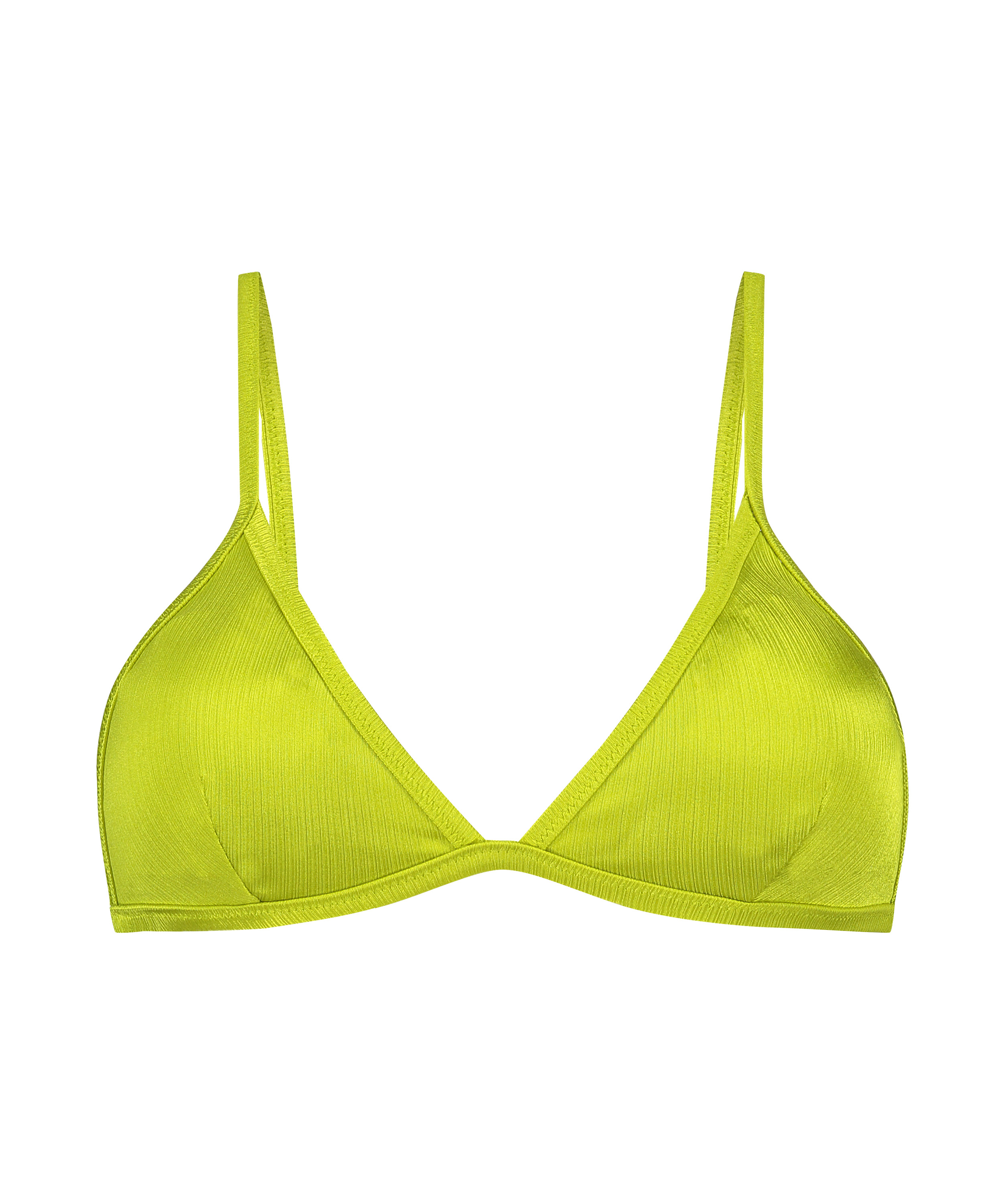 Luna Triangle Bikini Top, Green, main