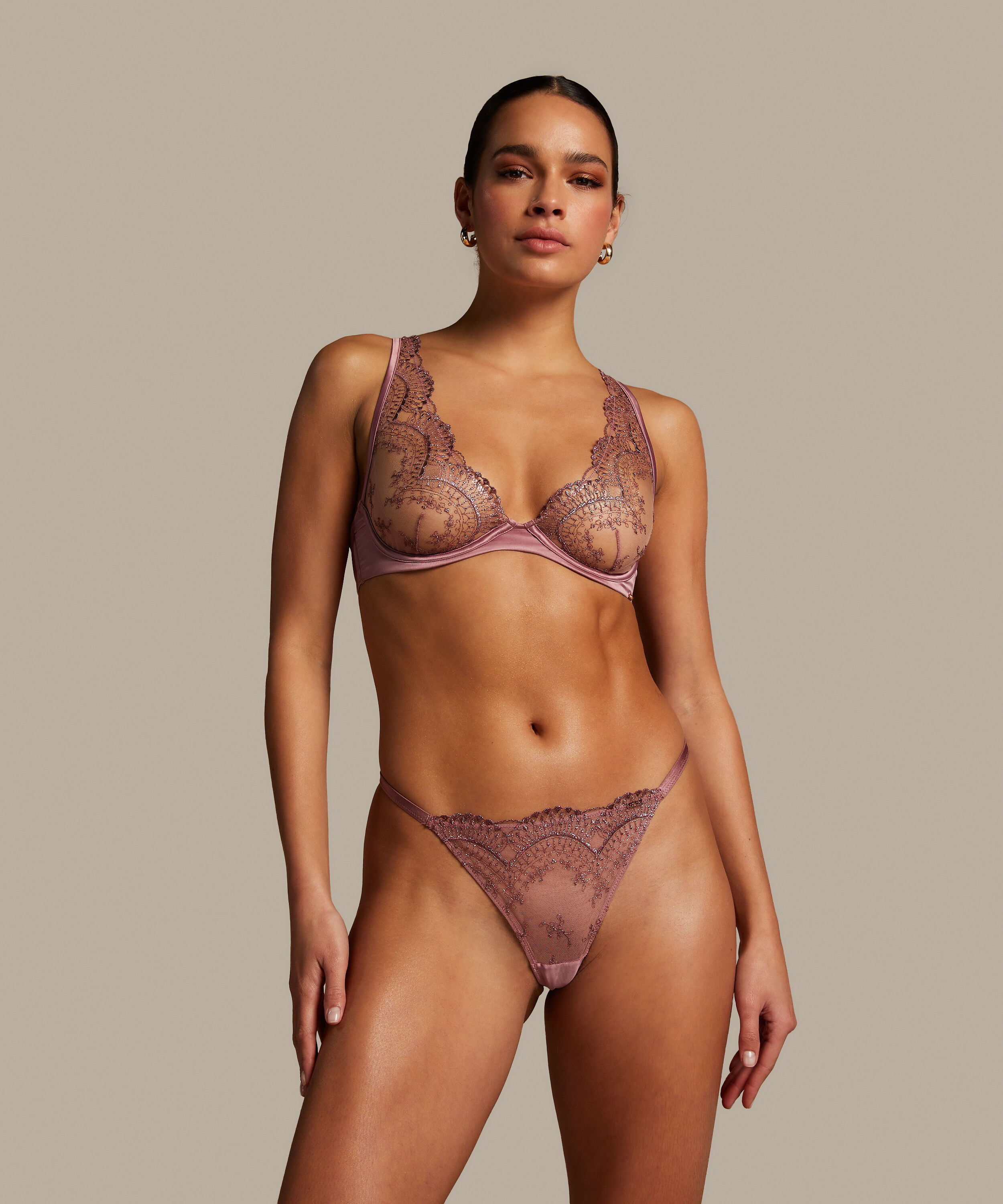 Christine Non-Padded Underwired Bra, Pink