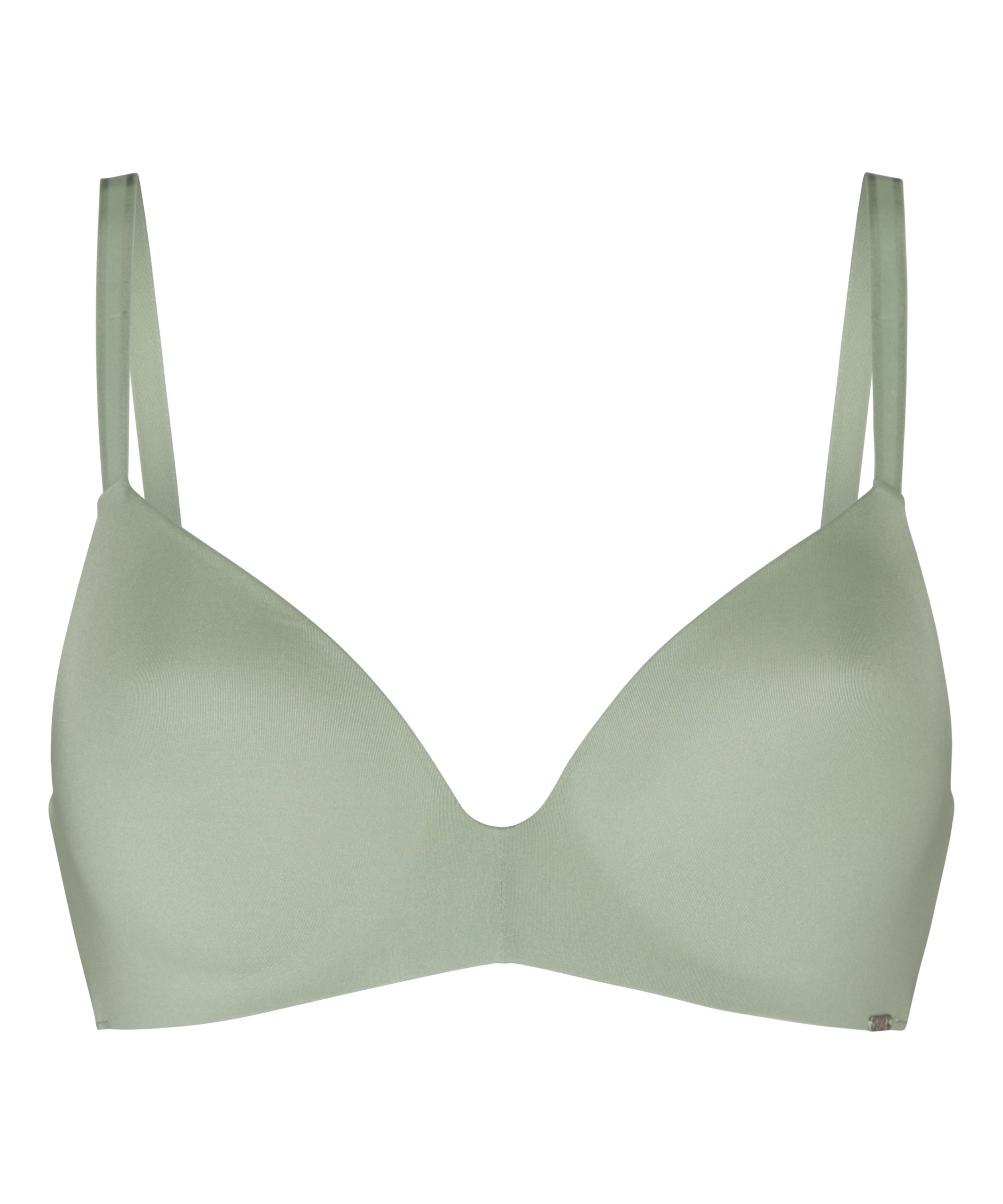 Mona padded non-underwired bra, Green, main