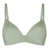 Mona padded non-underwired bra, Green