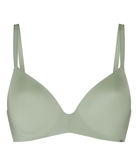 Mona padded non-underwired bra, Green