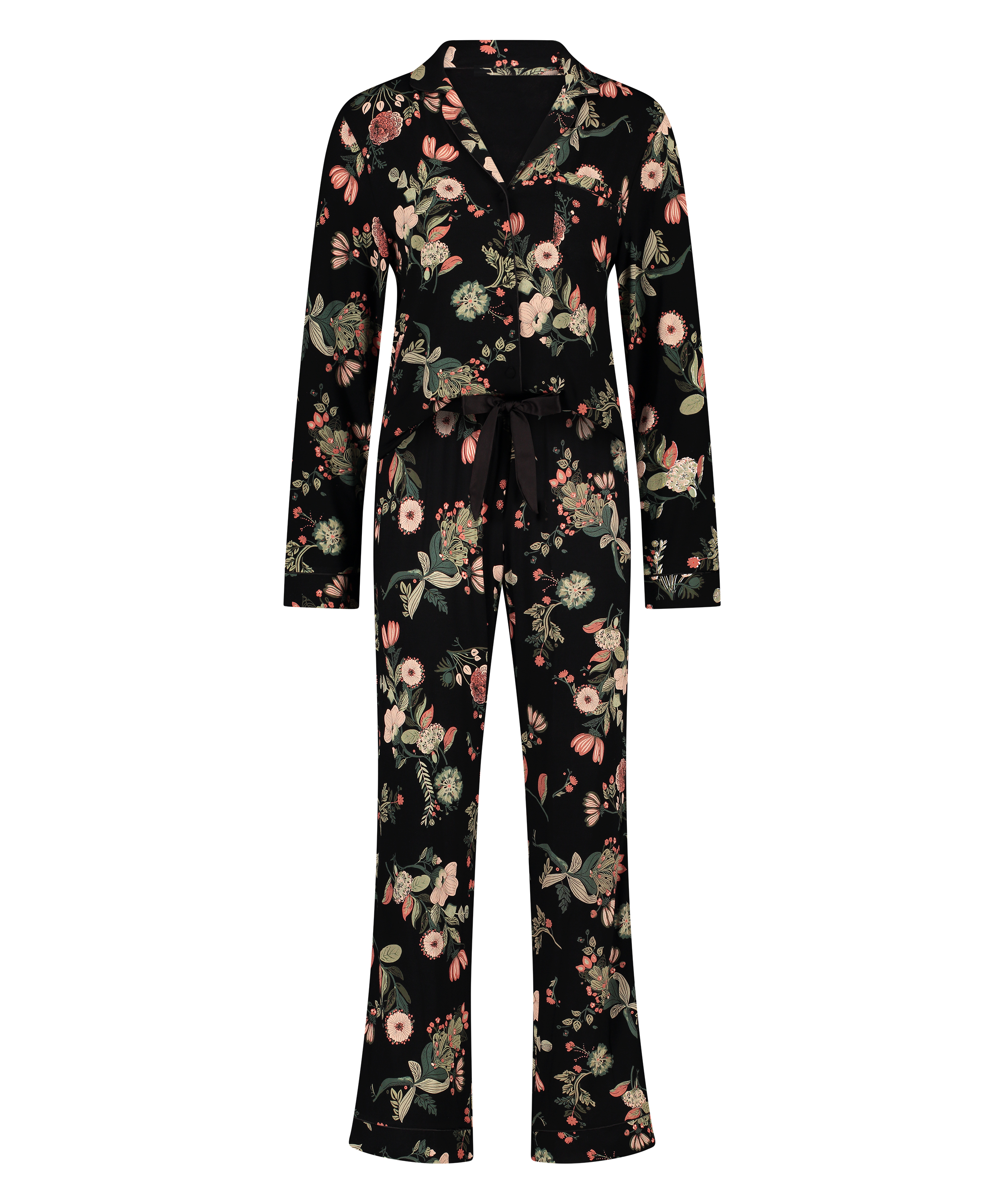 Pajama Set, Black, main