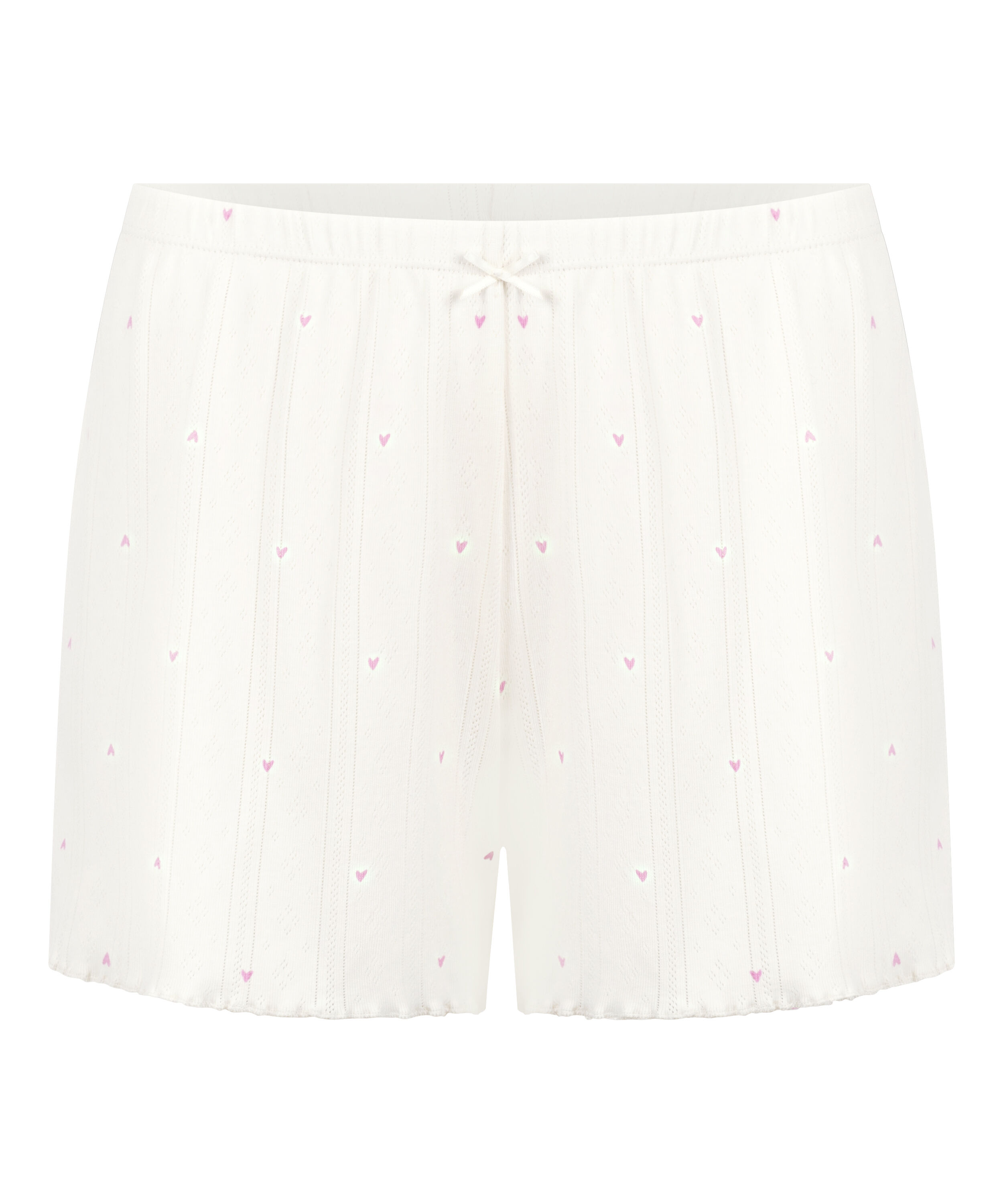Pointelle Short, White