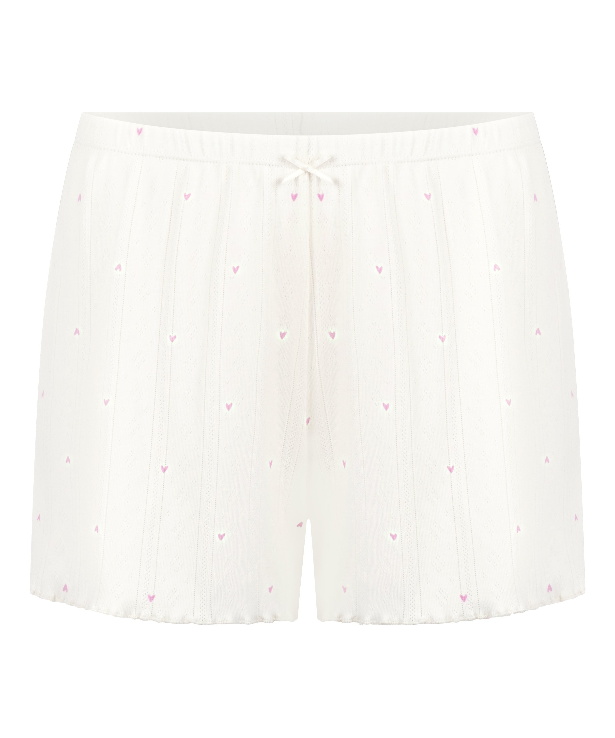 Pointelle Short, White, main