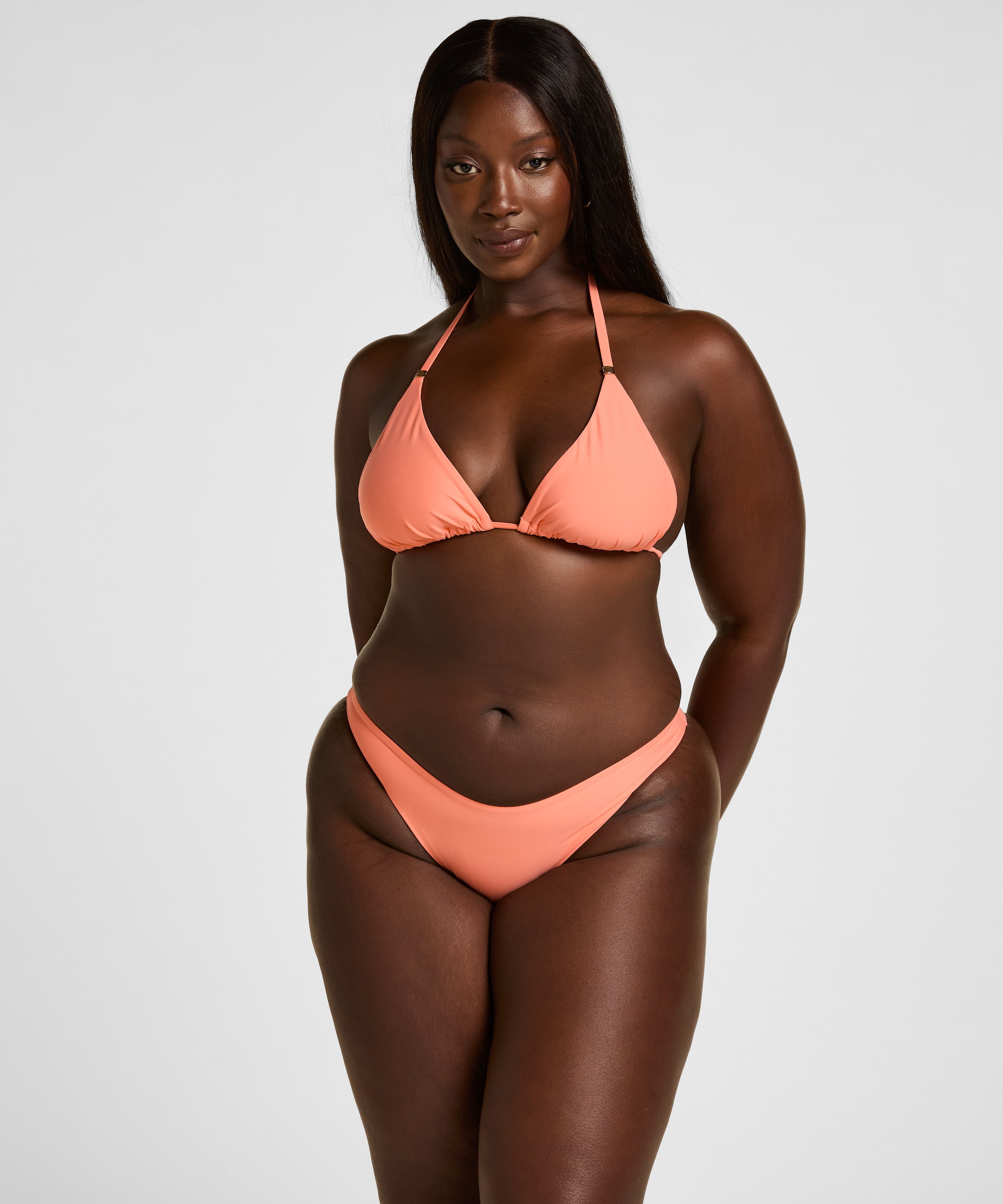 Highleg Bikini Bottom Luxe, Orange, main