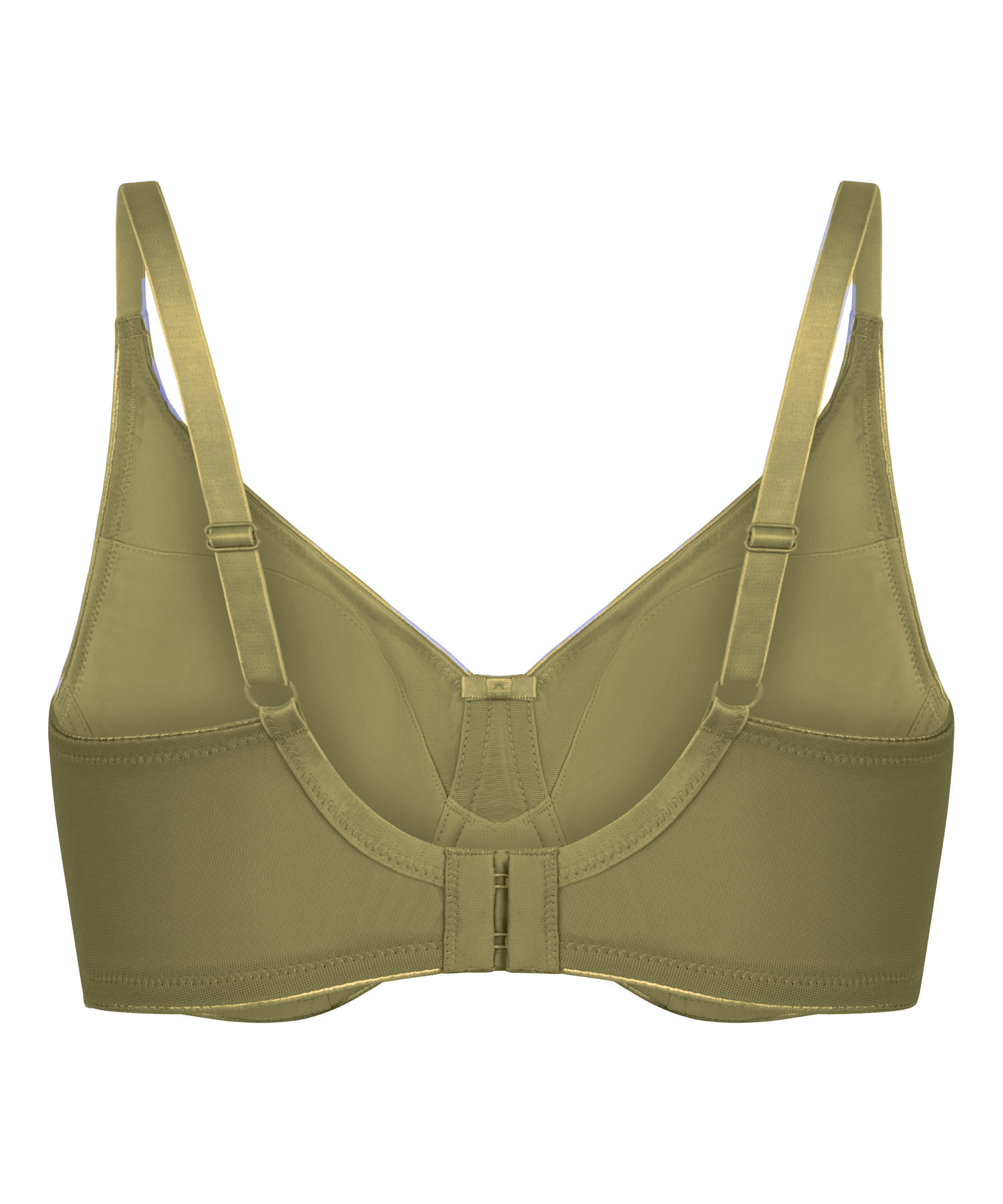 Nina Non-Padded Underwired Minimizer Bra, Green, main