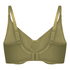 Nina Non-Padded Underwired Minimizer Bra, Green