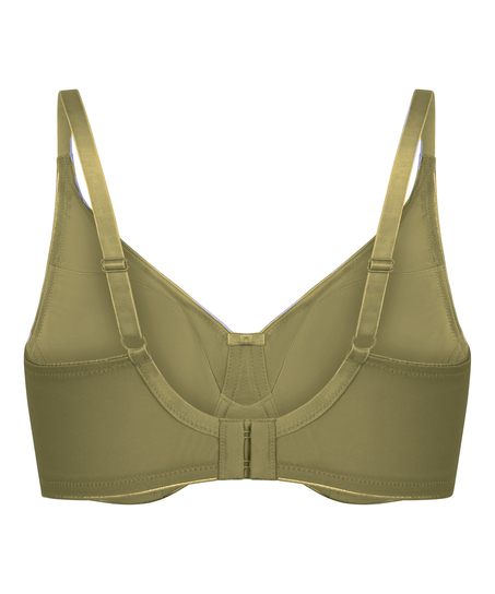Nina Non-Padded Underwired Minimizer Bra, Green