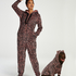 Leopard Onesie, Pink