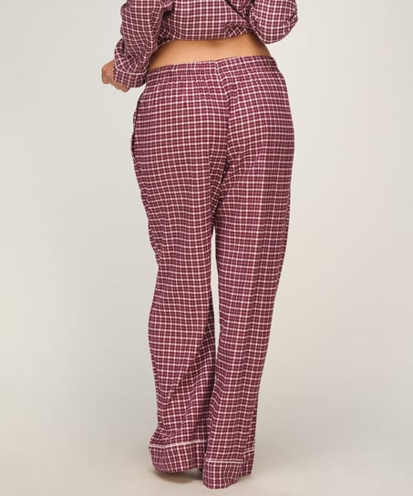Check Pyjama Pants, Red