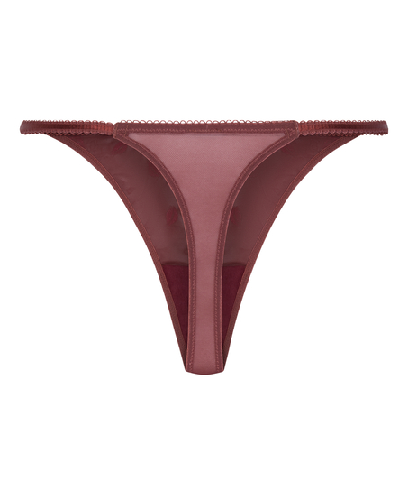 Frida Highleg Thong, Red