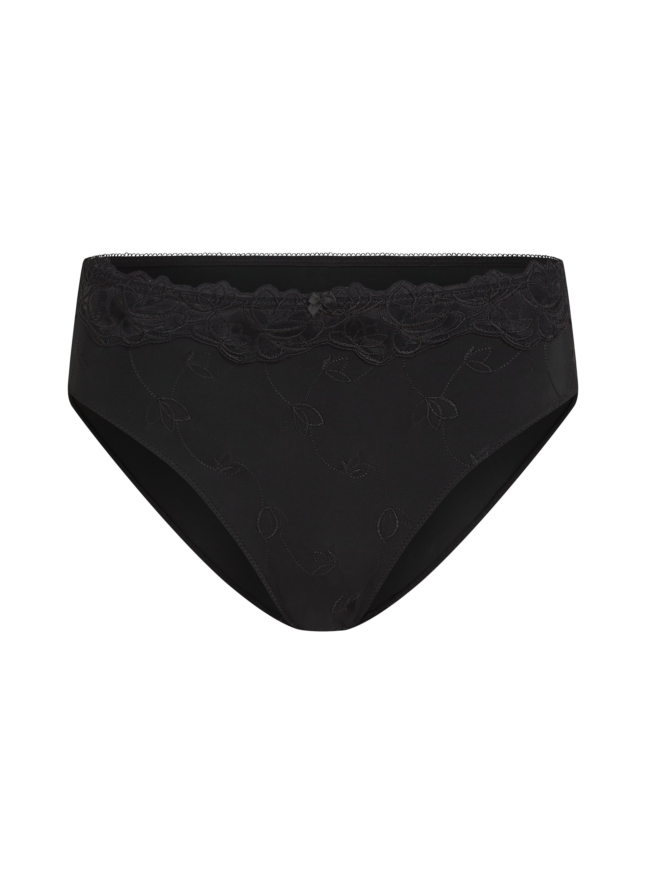 Diva High Knickers, Black, main