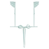 Fiji Triangle Bikini Top, Blue